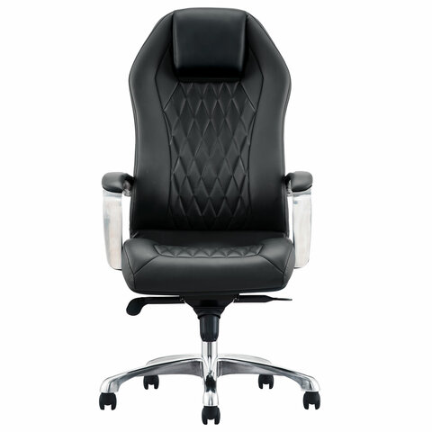 Кресло BRABIX PREMIUM "Aurus EX-705", мультиблок, алюминий, экокожа, черное, 532928 - фото 3