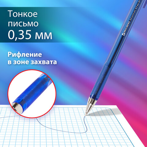 Ручки шариковые BRAUBERG, НАБОР 4 шт., АССОРТИ, "Black Jack", узел 0,7 мм, линия письма 0,35 мм, 141290 - фото 16