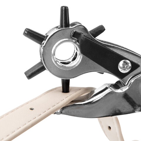 Дырокол пробойник-просекатель для кожи, картона и ткани, диаметры 2,5-5 мм, RABBITEX (РАББИТЕКС), 273013 - фото 7