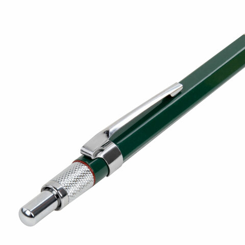 Карандаш механический 0,7 мм + грифели HB 24 штуки на блистере, BRAUBERG "METALLIC-X 07", металлические детали, 181966 - фото 10