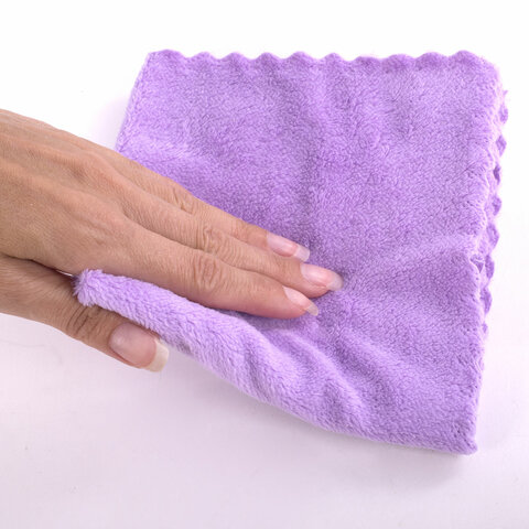 Салфетки из МИКРОФИБРЫ ПЛЮШЕВОЙ 30х30 см, КОМПЛЕКТ 20 шт., PASTEL, ассорти, 250 г/м2, LAIMA HOME, 608444 - фото 9