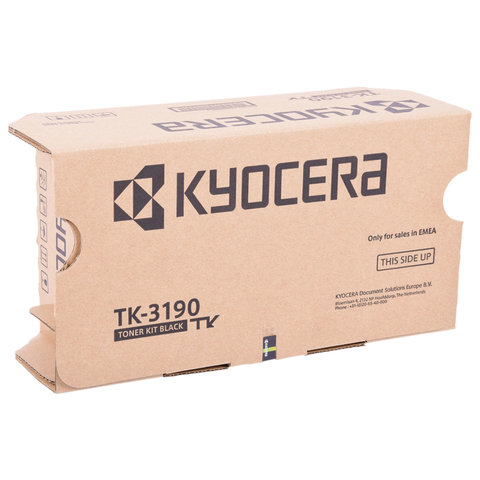 Тонер-картридж KYOCERA (TK-3190) ECOSYS P3055dn/P3060dn/M3655idn и др., ресурс 25000 стр, оригинальный, 1T02T60NL1 - фото 1
