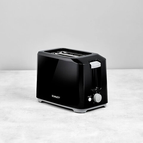 Тостер SCARLETT SC-TM11020, 700 Вт, 2 тоста, 7 режимов, механическое управление, пластик, черный - фото 5