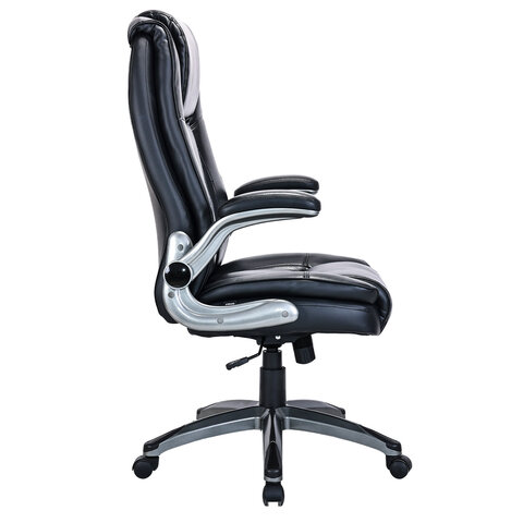 Кресло BRABIX PREMIUM "Paradigm EX-556", пружинный блок, рециклированная кожа, черное, 532976 - фото 8