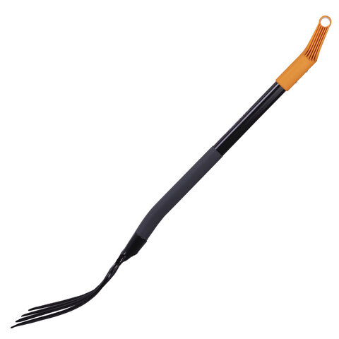 Вилы садовые стальные 22х30 см, ОБЩАЯ ДЛИНА 120 см, черенок сталь, V-ручка, RABBITEX (РАББИТЕКС) "STRONG METAL", 700490 - фото 9