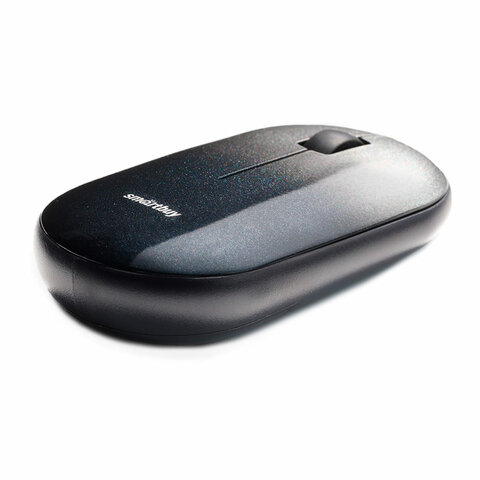 Мышь беспроводная бесшумная SMARTBUY 266AG-K, USB, 2 кнопки + 1 колесо, оптическая, черная, SBM-266AG-K - фото 2