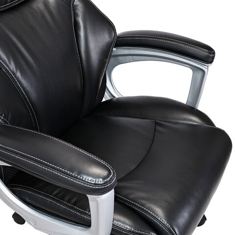 Кресло BRABIX PREMIUM "Credo EX-587", рециклированная кожа, черное, 532977 - фото 10