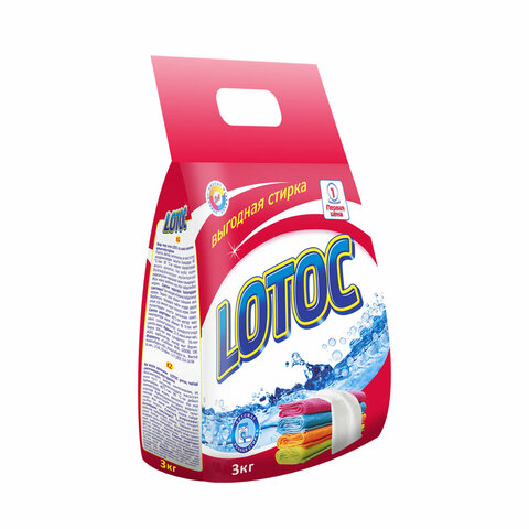 Стиральный порошок для всех типов стирки 3 кг LOTOC Color (НЗБХ), 654 - фото 1