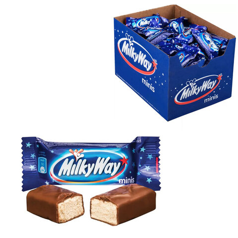 Батончики мини MILKY WAY "Minis" шоколадные, 2,5 кг - фото 1