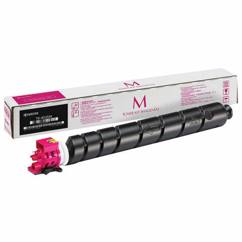 Тонер-картридж KYOCERA (TK-8335M) TASKalfa 3252ci /3253ci, пурпурный, оригинальный, ресурс 15000 страниц, 1T02RLBNL1 - фото 1