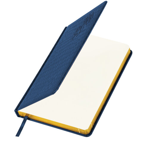 Ежедневник датированный 2026, А5, 138x213 мм, BRAUBERG "Comodo", под кожу, синий, 117050 - фото 4