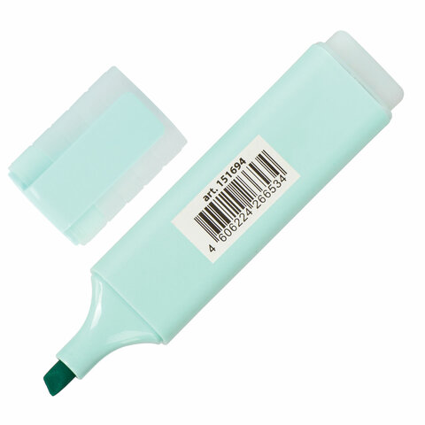 Текстовыделитель BRAUBERG "ORIGINAL PASTEL", БИРЮЗОВЫЙ, линия 1-5 мм, 151694 - фото 2