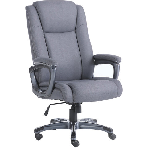 Кресло офисное BRABIX PREMIUM "Solid HD-005", нагрузка до 180 кг, ткань, серое, 531823 - фото 1
