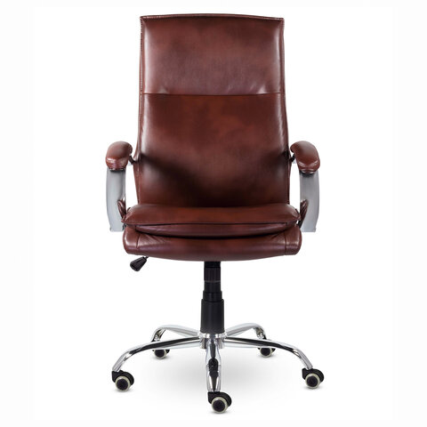 Кресло офисное BRABIX PREMIUM "Cuba EX-542", экокожа, коричневое, 532550 - фото 4