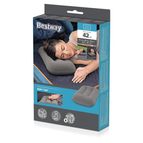 Надувная подушка 42х26х10 см, АССОРТИ, BESTWAY, 67121 - фото 2