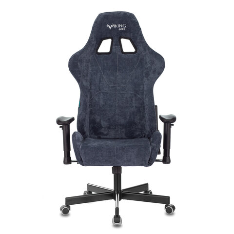 Кресло компьютерное Zombie VIKING KNIGHT, 2 подушки, ткань, синее, 1372993 - фото 11