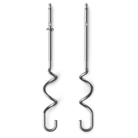 Миксер PHILIPS HR3705/00, 300 Вт, 5 скоростей, 2 венчика, 2 крюка для теста, белый - фото 3