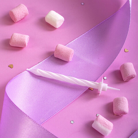 Набор свечей для торта 24 шт., 6 см, 24 держателя, ЗОЛОТАЯ СКАЗКА, в блистере, 591445 - фото 9