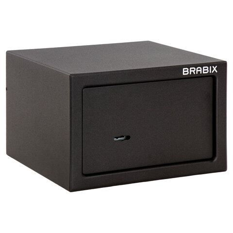 Сейф мебельный BRABIX "SF-170KL", 170х260х230 мм, ключевой замок, черный, 291142, S103BR210514 - фото 2