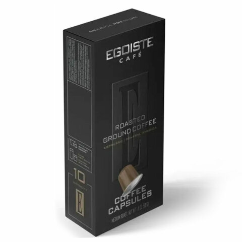 Кофе в капсулах EGOISTE "ESPRESSO" для кофемашин Nespresso, 10 порций, арабика 100%, ФРАНЦИЯ, EG05012001 - фото 4