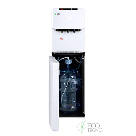 Кулер для воды ECOTRONIC K41-LXE напольный, НИЖНЯЯ ЗАГРУЗКА, нагрев/охлаждение, 3 крана, белый 11745. - фото 5
