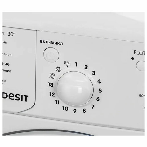 Стиральная машина INDESIT IWSC 6105, 1000 об/мин, 6 кг, фронтальная загрузка, 16 программ, белая, 869990767720 - фото 6