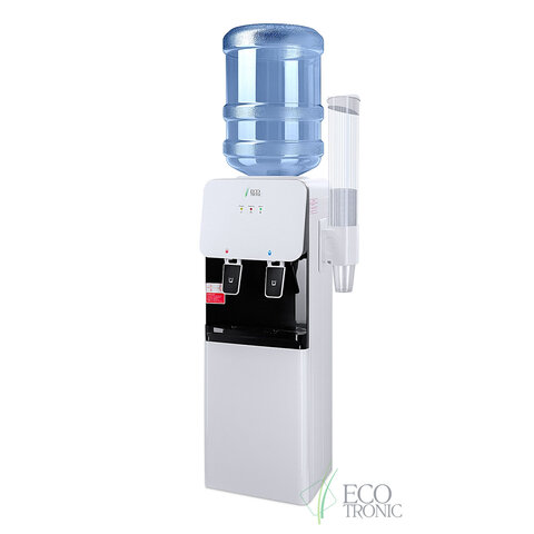 Кулер-водонагреватель БЕЗ ОХЛАЖДЕНИЯ ECOTRONIC J1-LCN XS, напольный, шкаф, 2 крана, белый, 12091 - фото 10