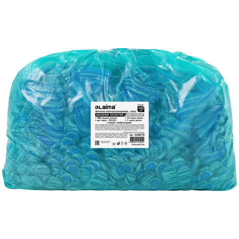 Перчатки хлопчатобумажные плотные, КОМПЛЕКТ 100 ПАР, 10 класс, 50-52 г, 133 текс, ПВХ-точка LAIMA ЛЮКС 2, СЕРЫЕ, 608679 - фото 7