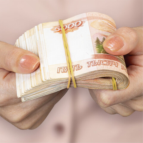 Резинки банковские универсальные диаметром 60 мм, BRAUBERG 1000 г, желтые, натуральный каучук, 440104 - фото 7