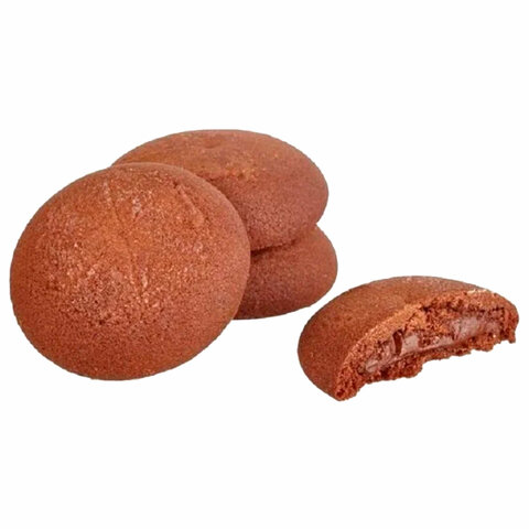 Печенье песочное GRISBI "Cioccolato" с шоколадным кремом 135 г, ИТАЛИЯ, 21201 - фото 2