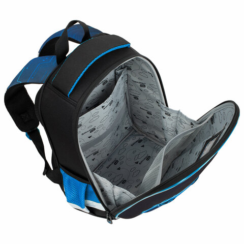 Ранец BRAUBERG KIDS START, 1 отделение, 2 кармана, Digital gamepad, 3D-панель, 35х26х13 см, 273152 - фото 6