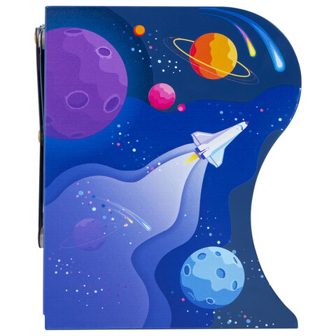 Подставка-держатель для книг и учебников BRAUBERG KIDS "Adventure" раздвижная, металлическая, 238065 - фото 5