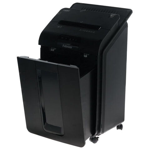 Уничтожитель (шредер) FELLOWES AUTOMAX 100M, 4 уровень секретности, фрагменты 4х10 мм, 100 листов, корзина 23 литра, FS-462, FS-46292 - фото 11