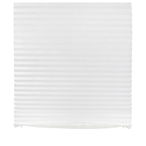 Жалюзи-плиссе, штора тканевая самоклеящаяся BRABIX, 120х180 см, СТАНДАРТ+, 80 г/м2, цвет белый, 1 шт., 700010 - фото 3