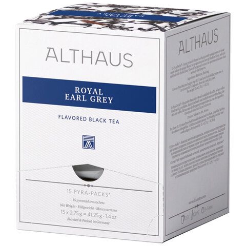 Чай ALTHAUS "Royal Earl Grey" черный, 15 пирамидок по 2,75 г, ГЕРМАНИЯ, TALTHL-P00004 - фото 7