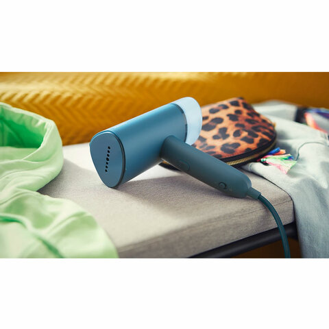 Отпариватель ручной PHILIPS STH3000/20, 1000 Вт, 20 г/мин, резервуар 0,1 л, 1 режим, синий - фото 6