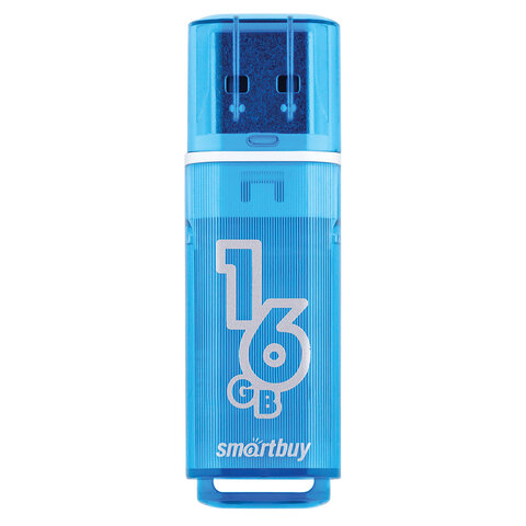 Флеш-память Smartbuy Glossy, 16Gb, USB 2.0, гол, SB16GBGS-B - фото 3