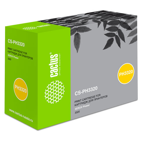 Картридж лазерный CACTUS (CS-PH3320) для XEROX Phaser 3320, ресурс 5000 стр. - фото 1