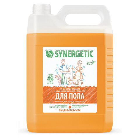 Средство для мытья пола Synergetic 5л - фото 1