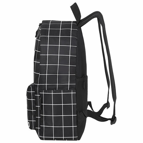 Рюкзак BRAUBERG POSITIVE универсальный, карман-антивор, "Checkered", 42х28х14 см, 271684 - фото 5