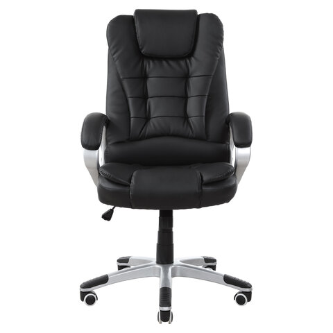 Кресло офисное BRABIX "Comfort MS-003", 6 массажных модулей, экокожа, черное, 532521 - фото 2
