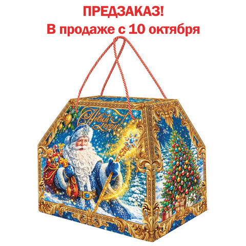 Подарок новогодний "НОВОГОДНИЙ КЛАД", НАБОР конфет 1000 г, картонная коробка, МОСУПАК, 324090/МГ26038 - фото 1