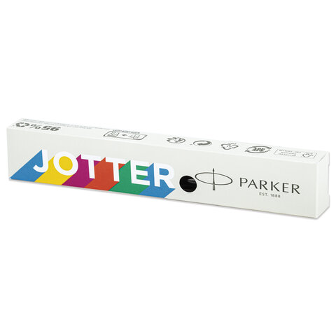 Ручка шариковая PARKER "Jotter Plastic CT", корпус синий, ежедневник А5 синий, пакет, 880896 - фото 6