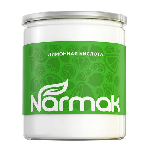 Лимонная кислота пищевая NARMAK 1 кг, средство от накипи, пластиковая банка - фото 1