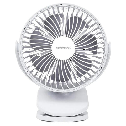 Вентилятор настольный CENTEK CT-5045, 4 режима, d=15 см, 5 Вт, белый - фото 2