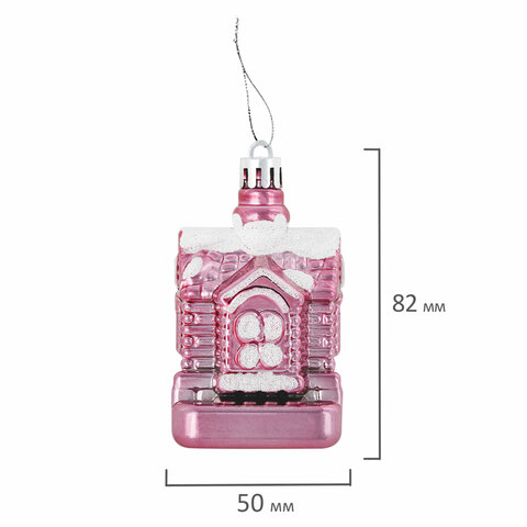 Шары новогодние ёлочные "Elegant Pink" 77 предметов, розовый/белый, ЗОЛОТАЯ СКАЗКА, 591715 - фото 32