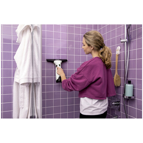 Стеклоочиститель аккумуляторный KARCHER WV 2 Plus, время работы 35 мин, белый, 1.633-640.0 - фото 10