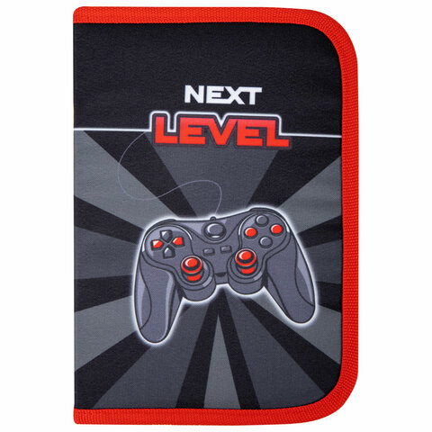 Пенал BRAUBERG, 1 отделение, 1 откидная планка, полиэстер, 21х14 см, "Next level", 270714 - фото 2