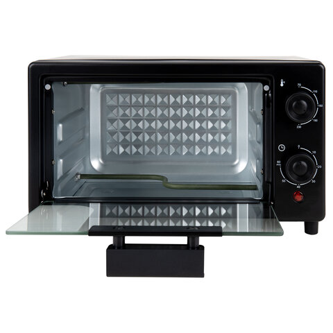 Мини-печь электрическая SONNEN EO-1001, 800 Вт, 10 л, таймер, нагрев до 230 °C, черная, 458308 - фото 8