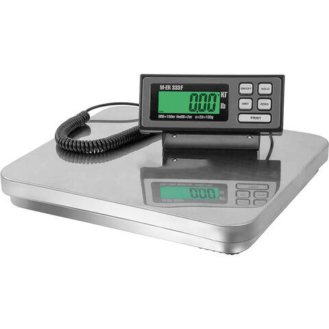 Весы напольные MERTECH M-ER 333FA-150.50 (2-150 кг), дискретность 50 г, платформа 360x405 мм, переносной дисплей, 3083 - фото 1